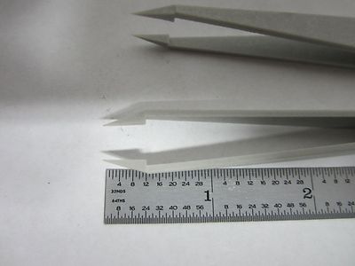 Lot 2 Ea Lerloy Plastic Fine Tweezers for Lab or Optics