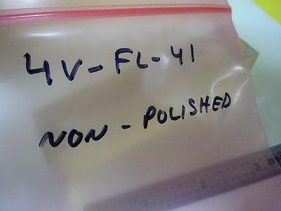 OPTICAL GLASS BAR NON POLISHED LASER OPTICS AS IS BIN#4V-FL-41