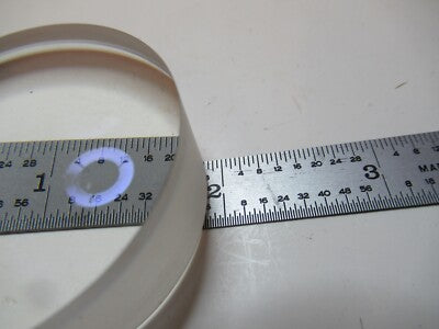 OPTICAL LARGE THICK BI CONVEX LENS OPTICS AS PICTURED &16-B-84