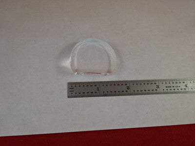 OPTICAL FLAT TRUNCATED SPECTRA PHYSICS FUSED SILICA LASER OPTICS AS IS #80-17