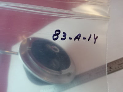 MICROSCOPE PART SPENCER OBJECTIVE STEREO 1X OPTICS AS IS 83-A-14