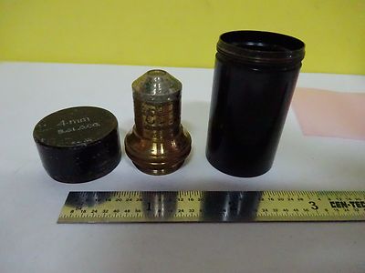 Microscope Part Antique Objective Brass Bausch & Lomb Optics