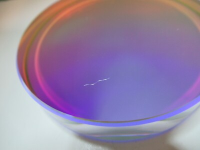 Optical Flat Fused silica Zygo 3" Dia small blemish Optics