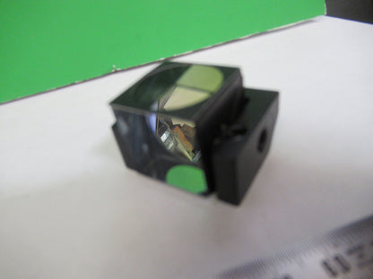 BAUSCH LOMB GLASS BEAM SPLITTER POLARIZED MICROSCOPE PART AS PICTURED &G2-A-131