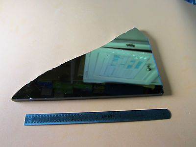 LARGE THICK BROKEN SILICON WINDOW INFRARED MIL SPEC LASER OPTIC AS IS BIN#E1-02