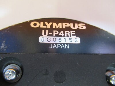 Olympus Japan Nosepiece Quadruple U-P4RE Pro Microscope Part