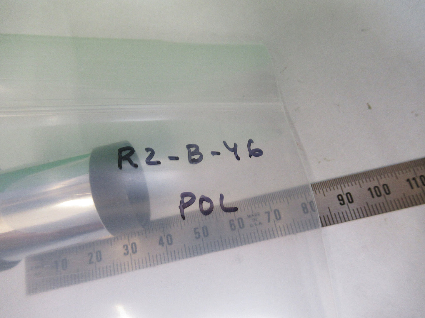 LEITZ 8X POL GERMANY EYEPIECE  OCULAR LENS MICROSCOPE PART AS PICTURED R2-B-46