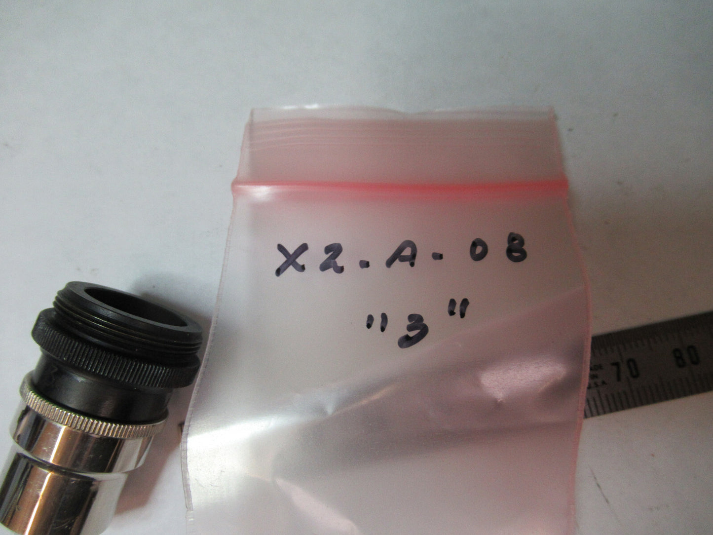 ANTIQUE NACHET PARIS "3" OBJECTIVE LENS MICROSCOPE PART AS PICTURED X2-A-08
