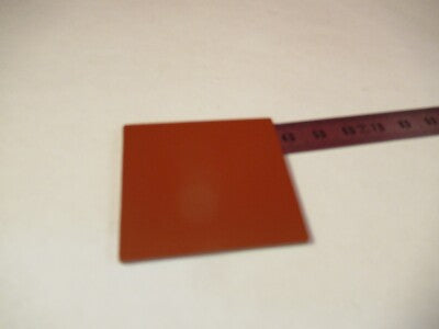 Optical Plate Opaque Terracotta Color Optics