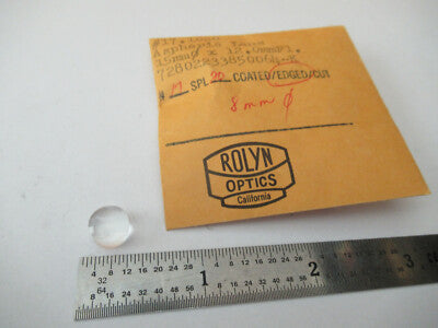 OPTICAL LENS PLANO CONVEX 8mm ROLYN OPTICS AS PICTURED &F4-A-34