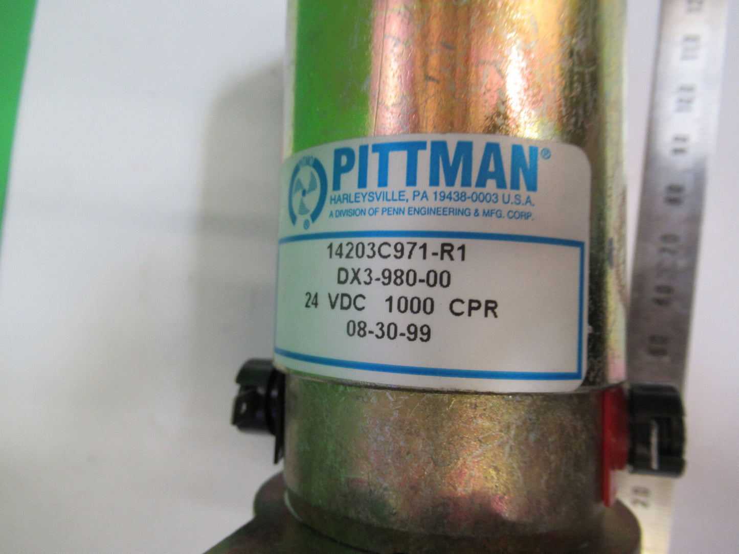 DC STEP MOTOR PITTMAN DX3-980-00 24 VDC AUTOMATION ROBOTIC AS PICTURED &83-FT-13