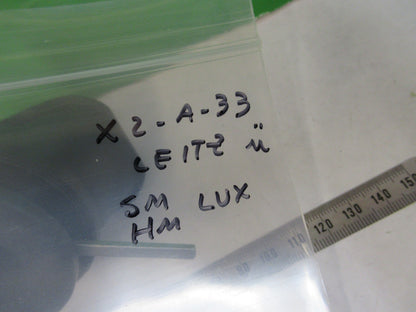 LEITZ WETZLAR GERMANY CONDENSER SM HM LUX MICROSCOPE PART AS PICTURED X2-A-33