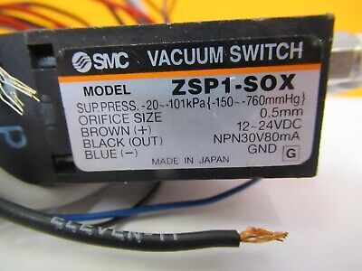 SMC AIR PNEUMATIC CONTROL VAKUUMSCHALTER ZSP1-S0X BLOCK WIE ABGEBILDET &amp;27-B-05 