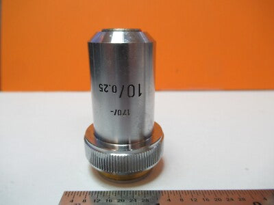 Ernst Leitz Germany Microscope Part Objective 10X /170 Optics