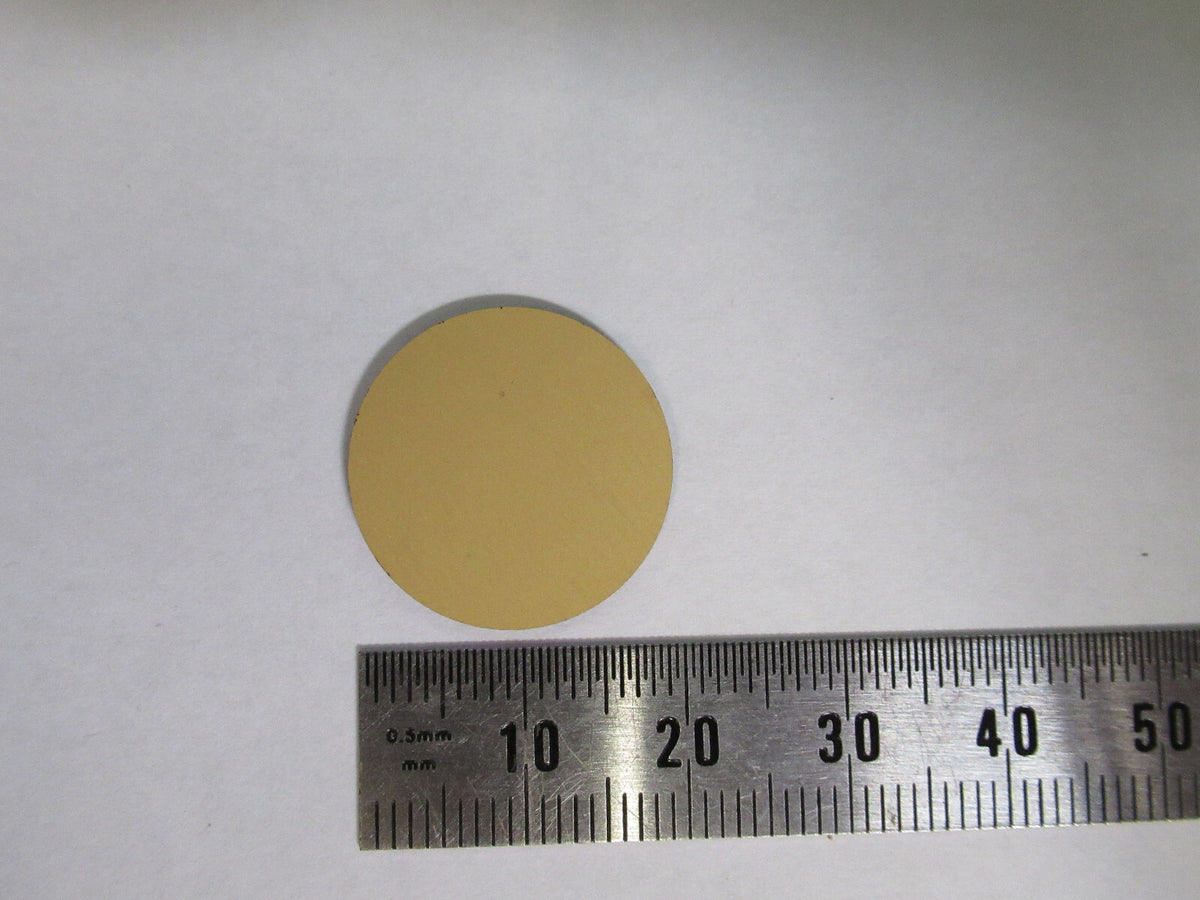BLANK PIEZOELECTRIC new QUARTZ CRYSTAL X-CUT GOLD PLATED PIEZO SENSOR AL-B-01