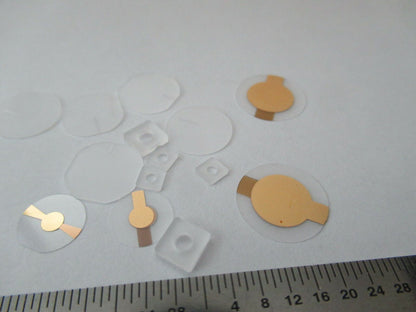 LOT BLANK PIEZOELECTRIC QUARTZ CRYSTAL X- Y- YX-CUT PIEZO SENSOR AS PIC #F5-A-63