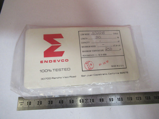 Endevco 3022B Cable for 2262A Accelerometer Vibration Sensor