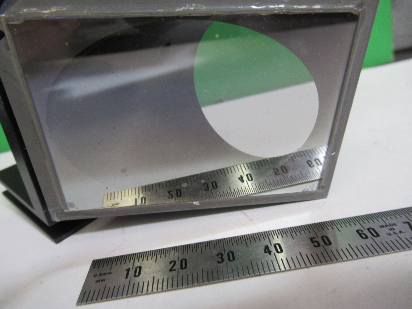 OLYMPUS JAPAN MOUNTED BEAM SPLITTER OPTICS MICROSCOPE PART AS PICTURED T6-B-13