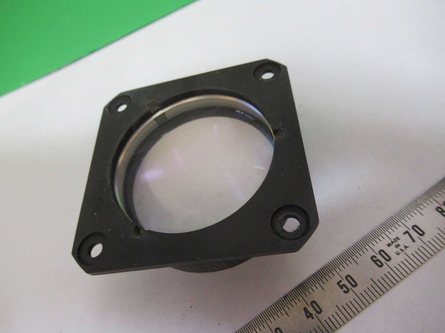OPTICAL MIL SPEC MOUNTED GLASS LENS LASER OPTICS AS PICTURED Q9-FT-87