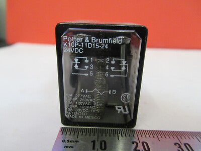 POTTER BRUMFIELD ELECTRIC RELAY 24V K10P-11D15-24 AS PICTURED &8Y-A-35