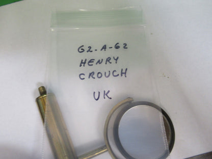 ANTIQUE BRASS HENRY CROUCH LONDON MIRROR MICROSCOPE PART AS PICTURED &G2-A-62