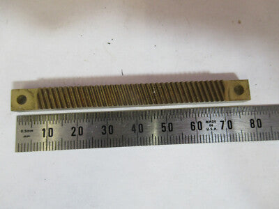 Wild Swiss M20 Brass Gear Stage Microscope Part