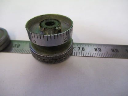 ERNST LEITZ GERMANY SET OF KNOBS ANTIQUE MICROSCOPE PART as pic H3-B-20