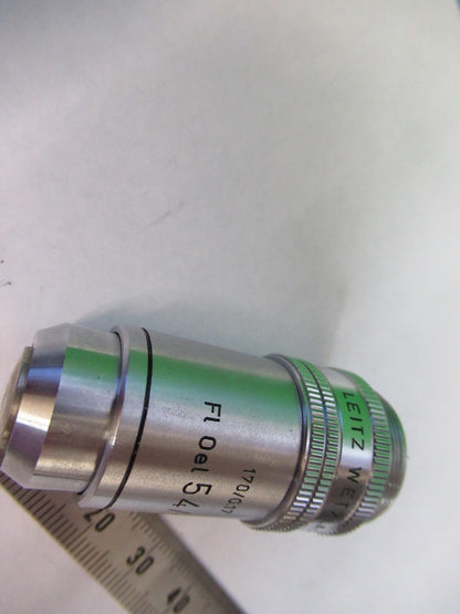LEITZ GERMANY 45X /170 FLU OPTICS LENS MICROSCOPE PART AS PICTURED 8X-A-32