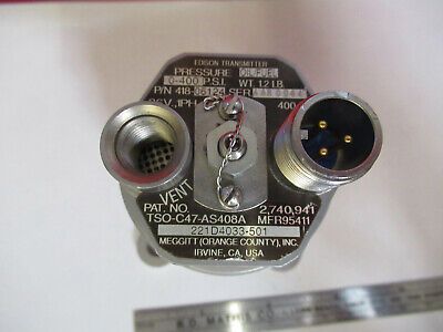 MEGGITT TRANSMITTER PRESSURE 418-06124 AIRCRAFT PART AS PICTURED &F6-A-80
