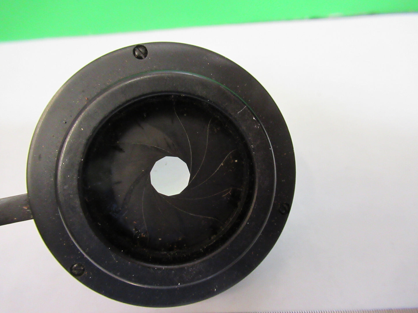 SPENCER AO CONDENSER + IRIS ANTIQUE STAGE MICROSCOPE PART AS PICTURED X9-B-10