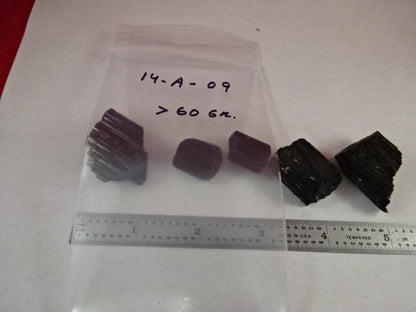 RAUER TURMALIN SCHORL SCHWARZER MINERALKRISTALL BRASILIEN 60 GRAMM LOS WIE BESEHEN #14-A-09