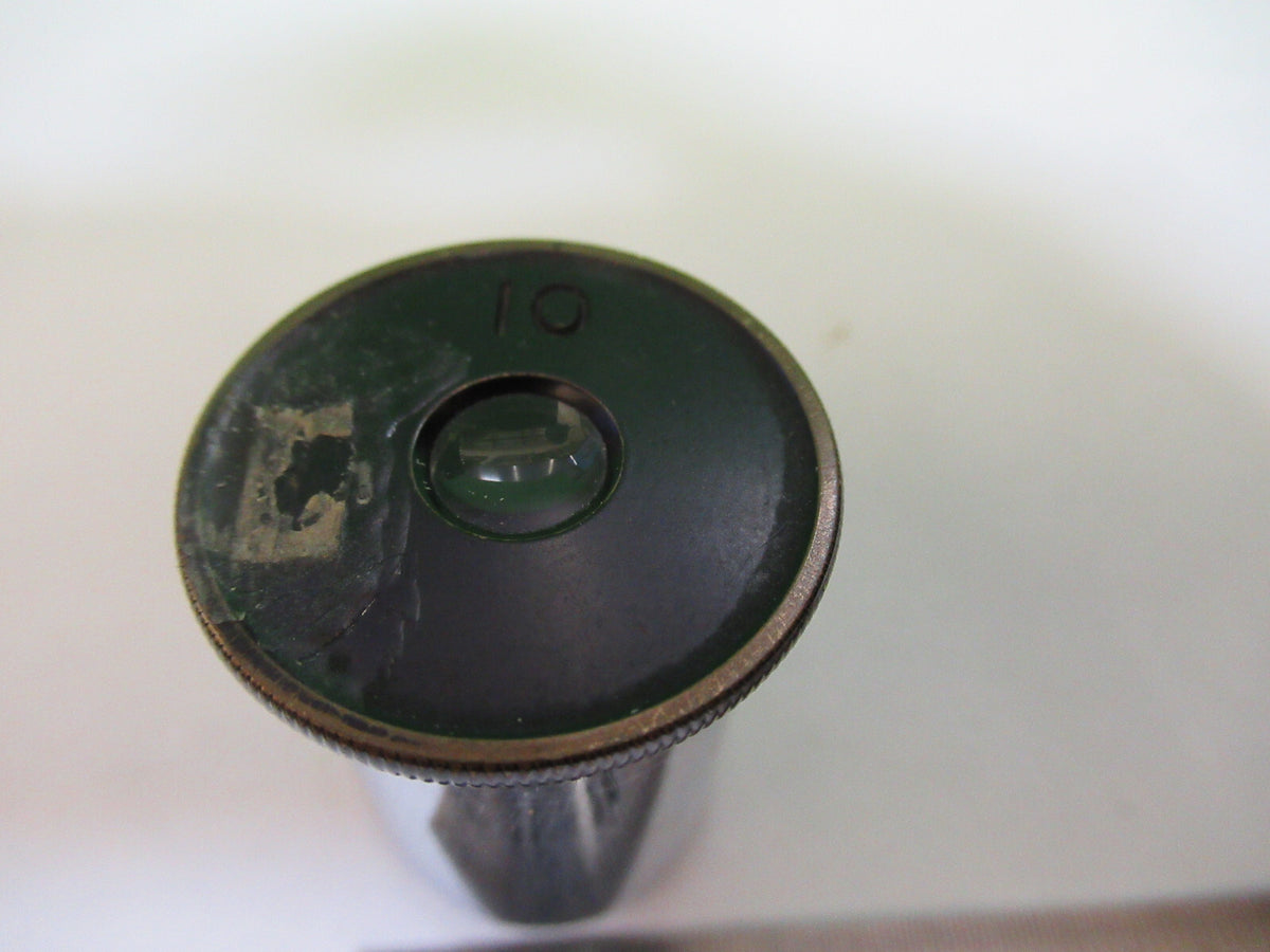 BAUSCH LOMB EYEPIECE OCULAR 10X OPTICS MICROSCOPE PART AS PICTURED S4-B-16