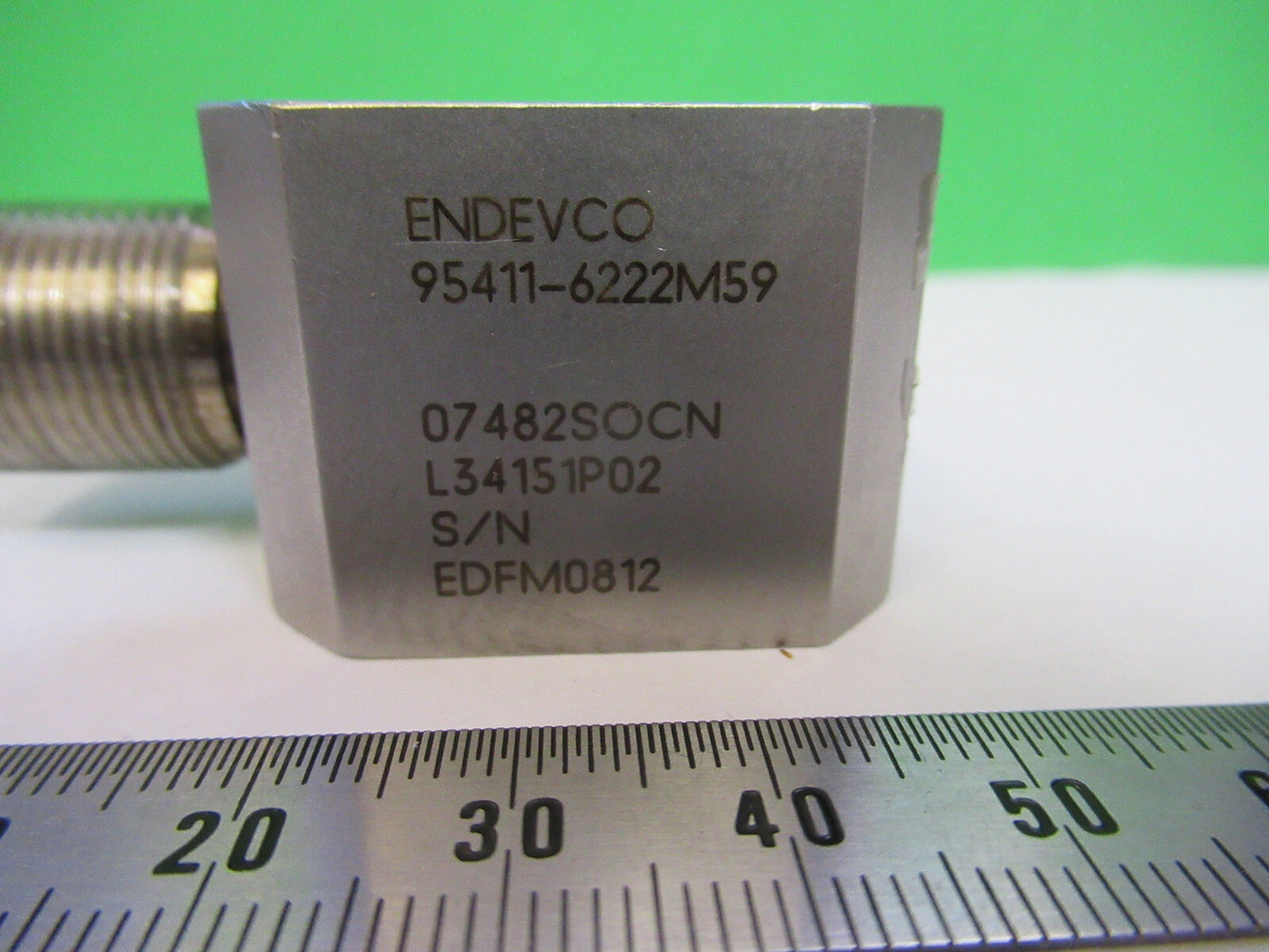 PCB PIEZOTRONICS ENDEVCO 6222M59 NSN ACCELEROMETER VIBRATION SENSOR #F3-B-07