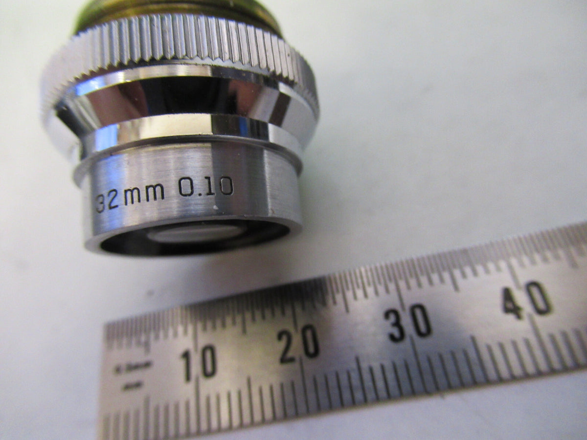 BAUSCH LOMB 32mm OBJECTIVE LENS MICROSCOPE PART AS PICTURED X9-B-69
