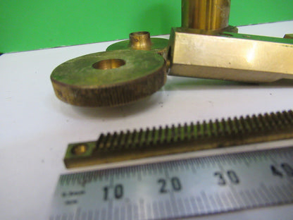 Carl Zeiss AG Germany Antique Brass Parts Microscope Part