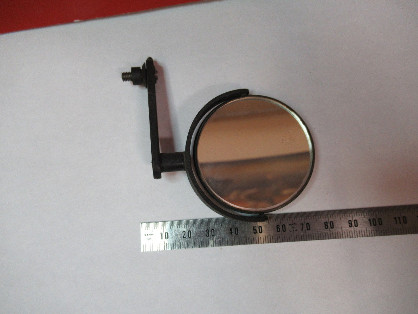 ANTIQUE SPENCER AO MIRROR ASSEMBLY OPTICS MICROSCOPE PART AS PICTURED V7-A-85