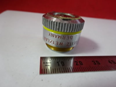 Ernst Leitz Germany Objective Npl 10X Microscope Part Optics AS IS
