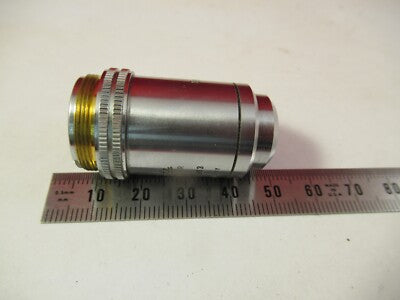 LEITZ GERMANY MICROSCOPE PART OBJECTIVE LENS 100X /170 OPTICS AS PICTURED 8-A-12