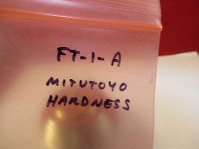 MITUTOYO WEIGHTS HARDNESS TESTER PART AS PICTURED &FT-1-A