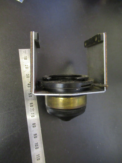 ANTIQUE SPENCER AO CONDENSER IRIS OPTICS MICROSCOPE PART AS PICTURED G8-A-64