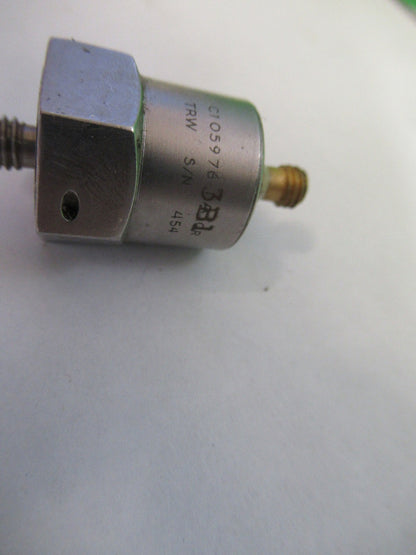 ELECTRA SCIENTIFIC SENSOR ACCELEROMETER 10-32 connector AS PICTURED  98-A-14