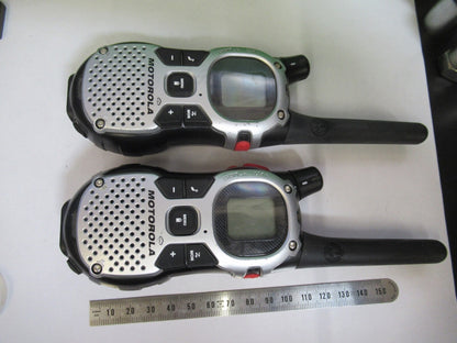 PAIR USED WALKIE TALKIES MOTOROLA WITHOUT CHARGER AS PICTURED 18-FT-50