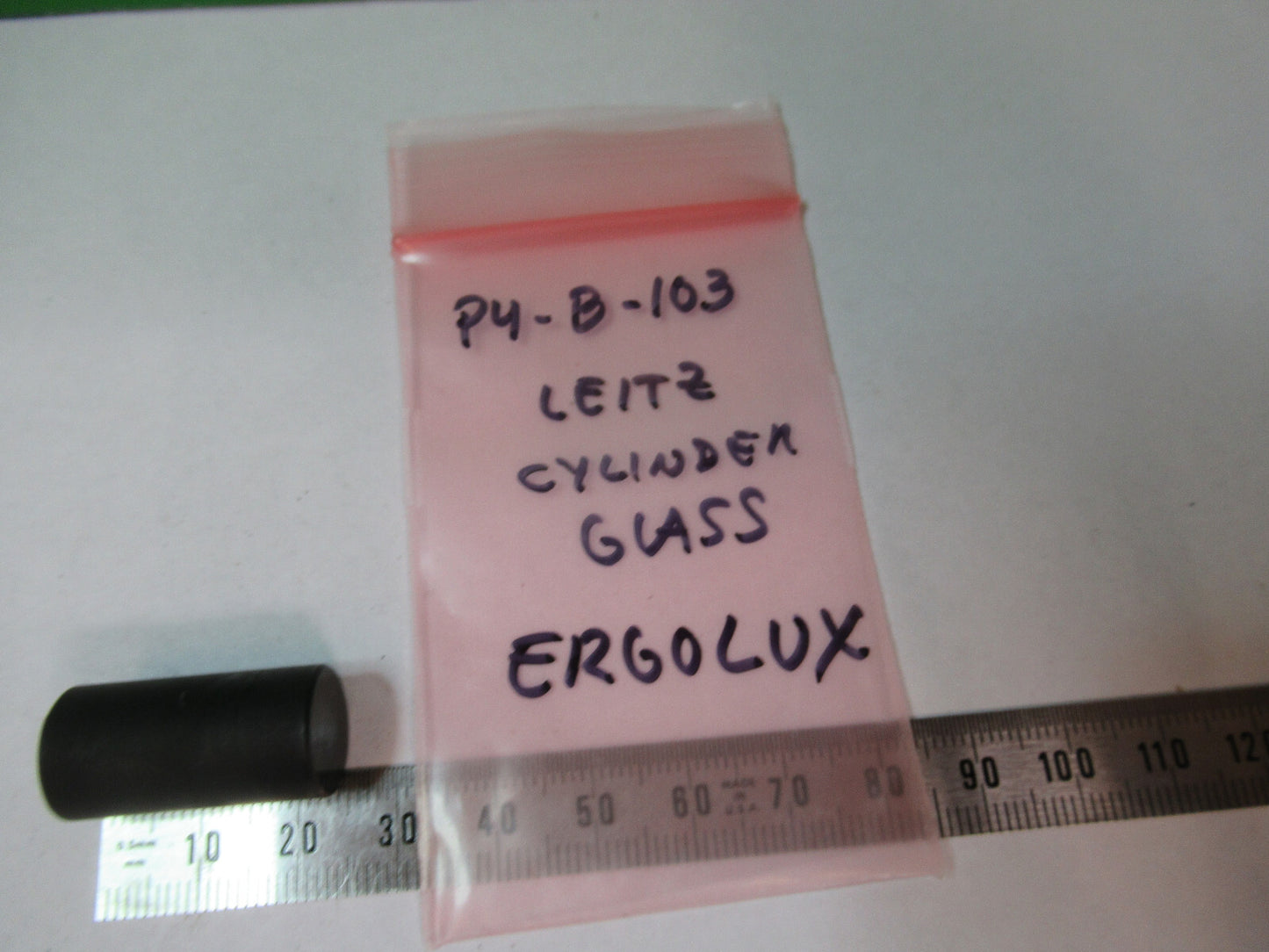LEITZ WETZLAR GERMANY ERGOLUX CYLINDER LENS MICROSCOPE PART AS PIC &P4-B-103