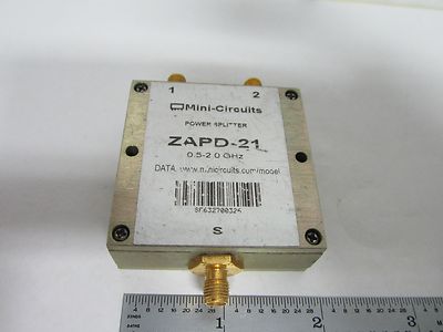 MINI CIRCUITS ZAPD-21 POWER SPLITTER 2GHz RF MICROWAVE FREQUENCY AS IS BIN#J4-29