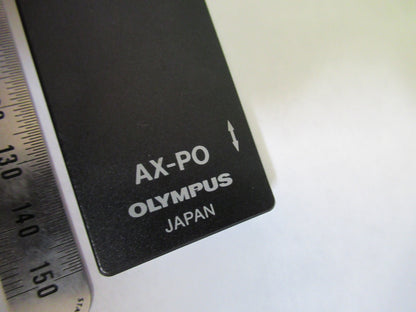 Olympus Japan Pol Polarizer Analyzer Slide Microscope Part
