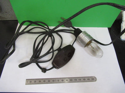 ANTIQUE BRASS AO SPENCER LAMP ASSEMBLY MICROSCOPE PART AS PICTURED V1-A-27