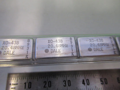 Lot 10 Ea Dale Electronics Quartz Oscillator Frequency 20.48 MHz