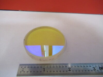 OPTICAL FLAT DICHROIC MIRROR FILTER LASER OPTICS AS PICTURED &Q1-A-87