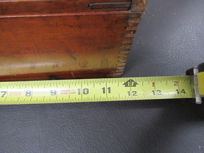 ANTIQUE WOOD CABINET EMPTY TIGHE MICHIGAN MICROSCOPE PART ta-5