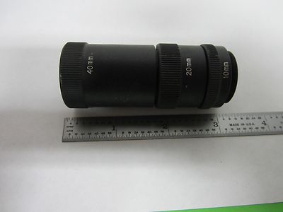 Microscope Set of 3 Cosmicar Pentax Tv Video Camera Extender Adapter